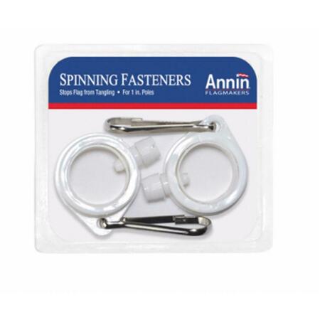 ANNIN FLAGMAKERS 1.25 in. Rotating Flag Pole Ring, 2PK AN571152